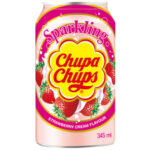 Chupa chups Soda drink Strawberry cream flavor 345 ml