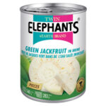 Twin Elephant Earth Green jackfruit in brine (pieces)  540 g