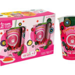 O’s Bubble Popping Boba Strawberry/Peach 2 x 480 ml