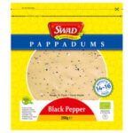 Swad Papadums black pepper 200 g