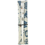 Chopsticks in fabric pouch – White Maneki