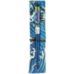 Chopsticks in fabric storage pouch – Blue/Golf