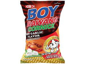 Boy Bawang Corn snacks Garlic extra hot 100 g
