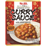 S&B Curry sauce with Vegetables (Medium) 205 ml