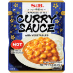 S&B Curry sauce with Vegetables (Hot) 205 ml