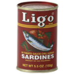 Ligo Sardines in Hot Tomato Sauce 155 g