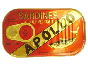 Apollo Sardines in vegetable oil 125 g