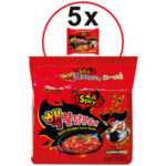 Samyang Instant Noodles Extra Spicy Chicken (5 PACK)