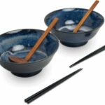 Emro Ramen bowl set (2 bowls) Ø21 cm Blue